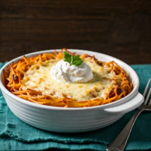 baked spaghetti with cream cheese
