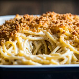 baked spaghetti with cream cheese