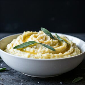 Mashed Potatoes with Brown Butter and Sage
