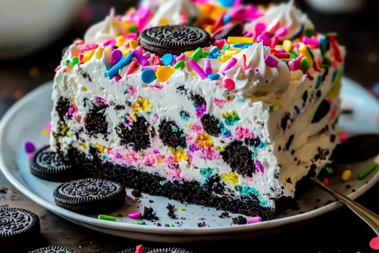 Funfetti Oreo Icebox Cake