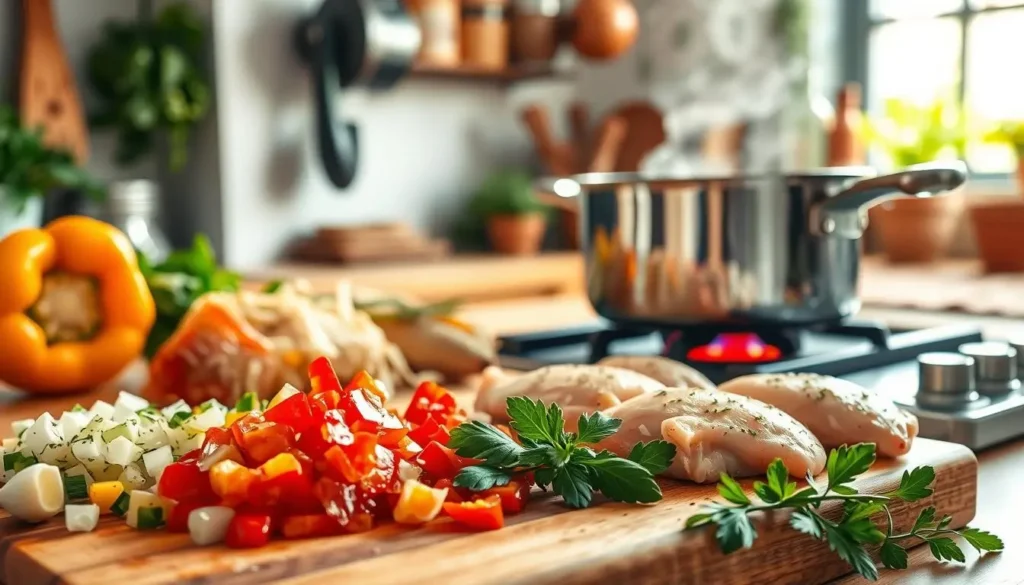 easy chicken cacciatore recipe preparation