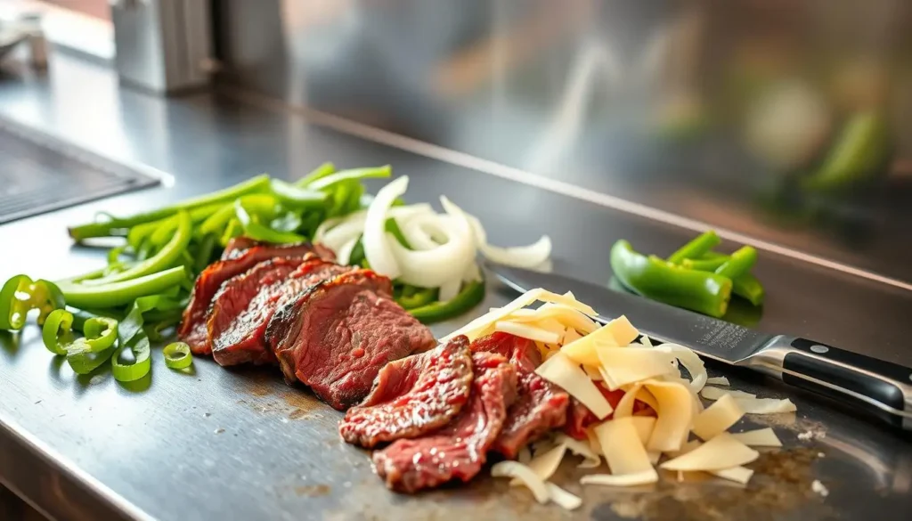 philly cheesesteak ingredients preparation