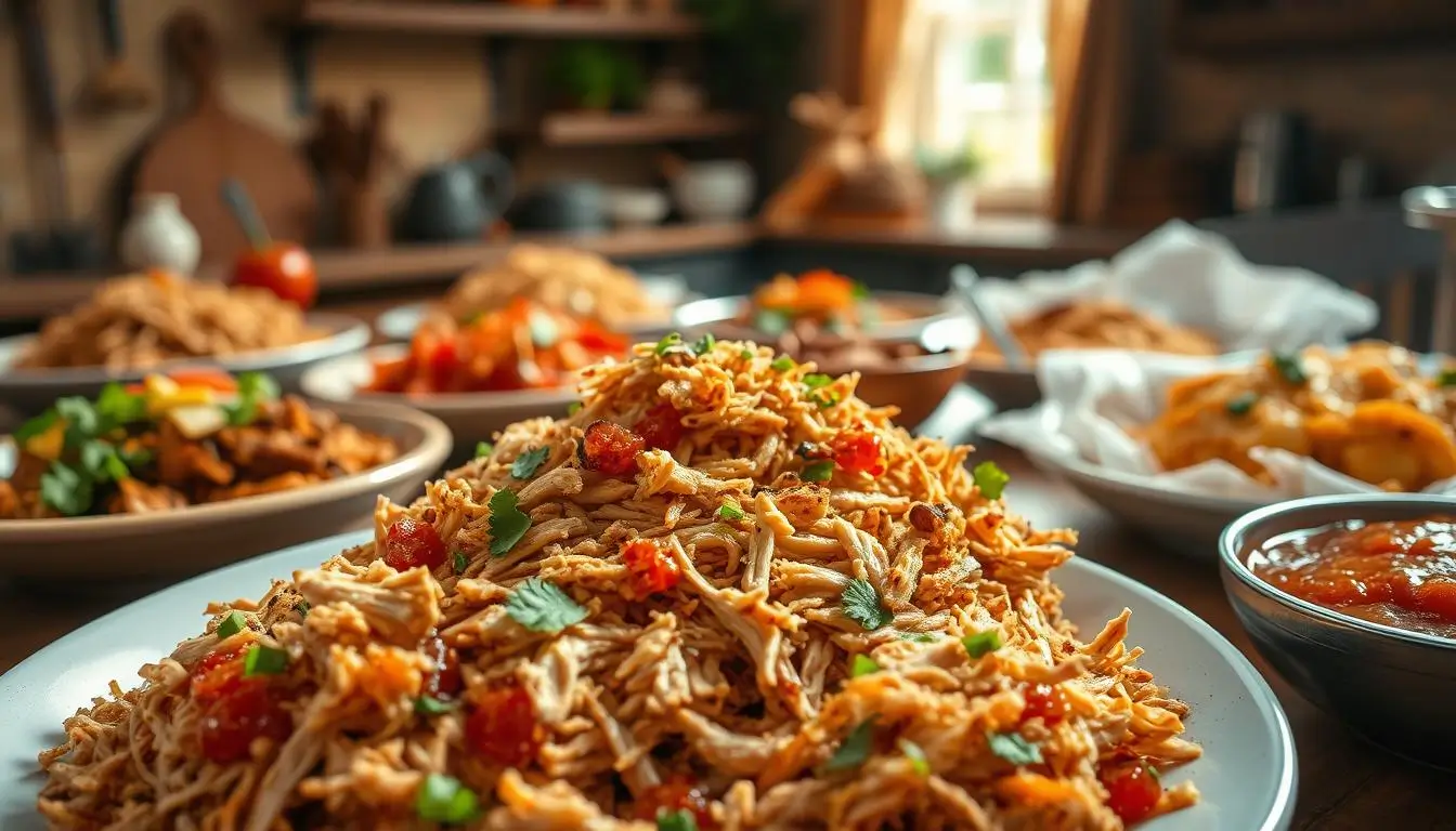shredded chicken recipe